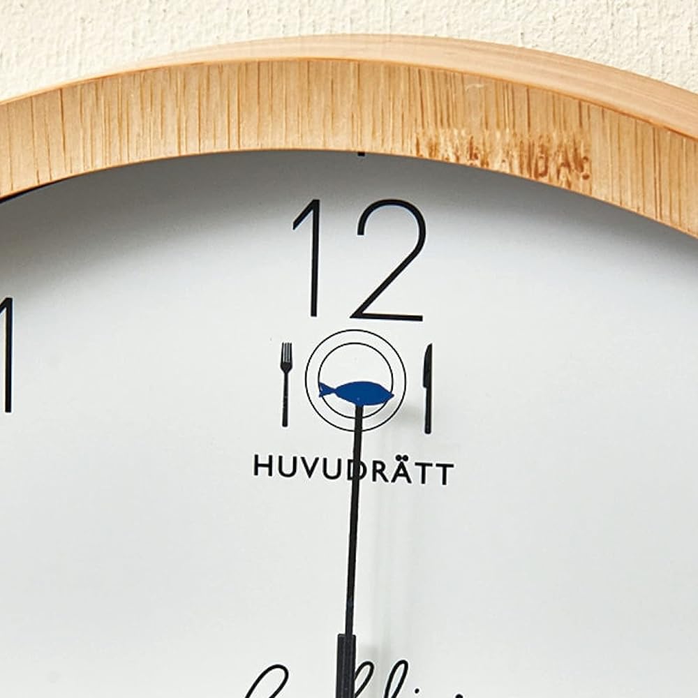 Interform Wall Clock Radio Clock CL-3027 Fisk Rive Fish Diameter 25 x Depth 5 Radio Step Movement