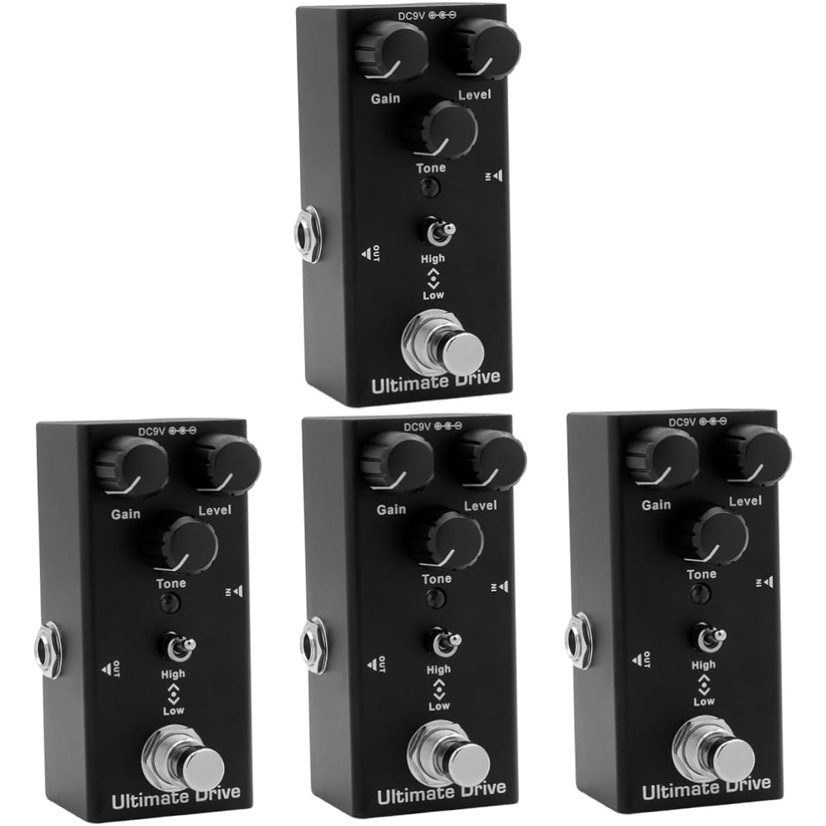 Vaguelly 4pcs Guitar Effect Bass Delay Pedal Electric Guitar Effector Strymon Looper Guitar Pedal Guitar Delay Electric Guitar Pedal Flashback Delay Pedal
