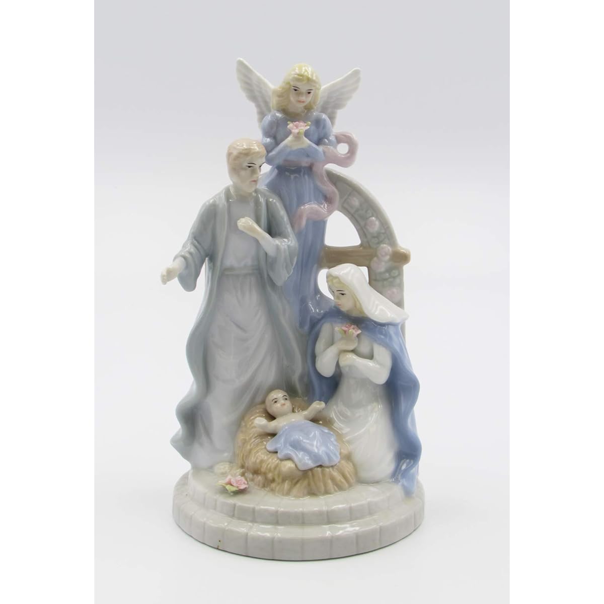 Cosmos Gifts 1262 Nativity Music Box (Tune: Silent Night) Black