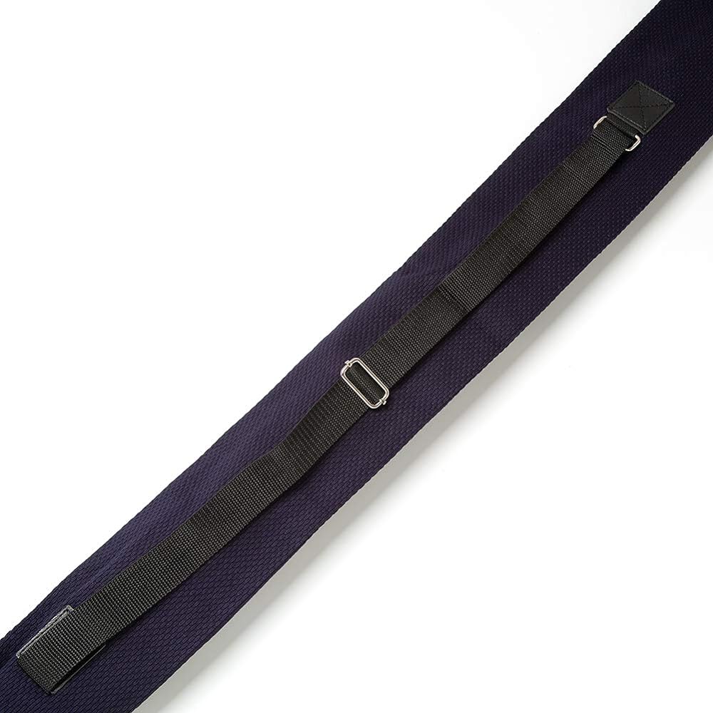 [Cast Sword Master] Kendo Bamboo Sword Bag with Shoulder Strap, 2 Pieces Kendo Gi Fabric, Navy Blue
