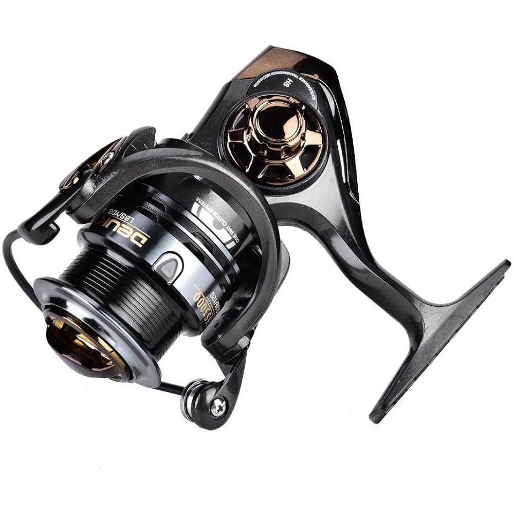 Fishing Tackle DEUKIO High Speed Sea Fishing Reel 7.1:1 Match Spool Spinning Reel for Quick Casting