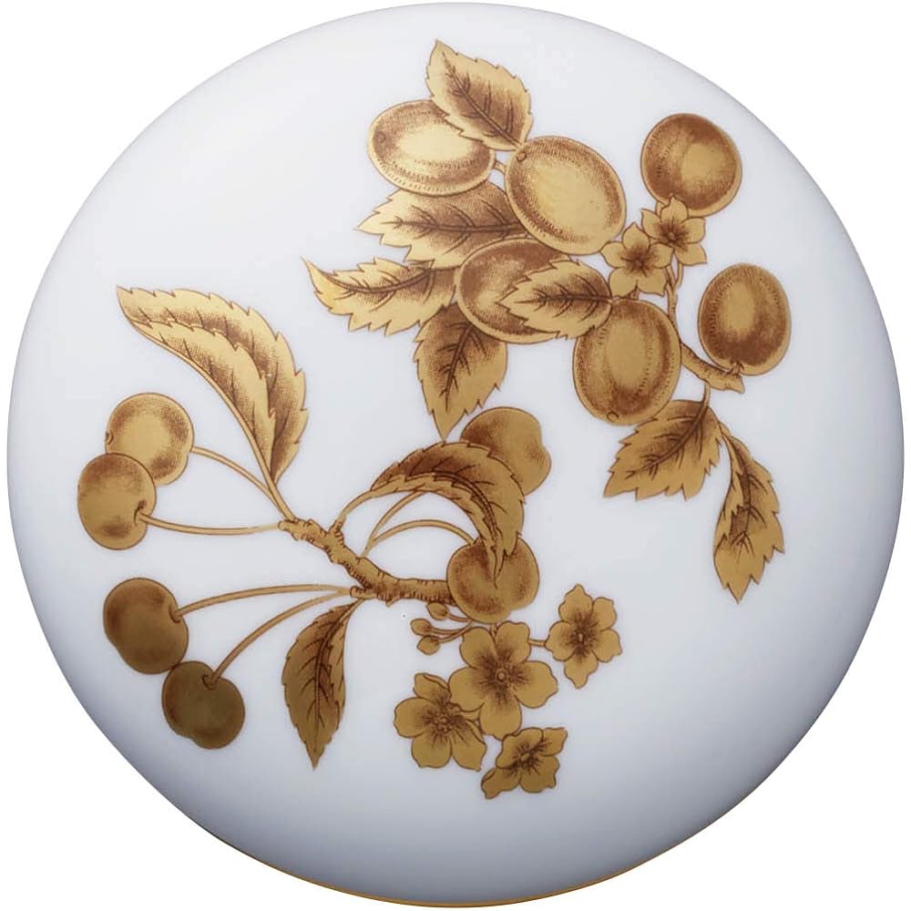 Noritake Bonbonniere Diameter approx. 7.5cm, Height approx. 5.5cm Gold Fruit 1 piece Gold Bone China T54805/AC394