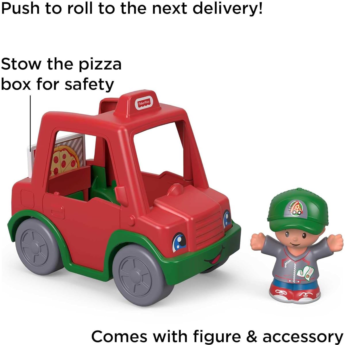 Fisher Price - Little People Have a Slice Pizza Delivery Car