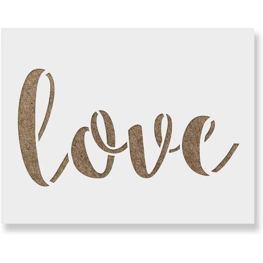 Love Stencil Templates - Reusable Stencils with Multiple Sizes Available 36"x24"