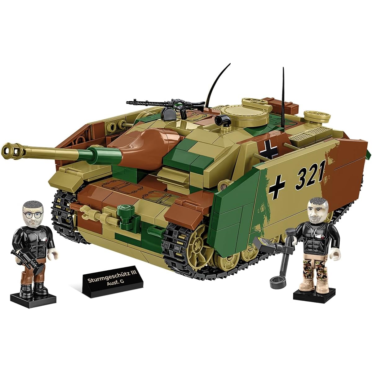 COBI Historical Collection WWII Sturmgeschütz III Ausf. G (2-in-1) Tank Hunter Team - Executive Edition, 2285
