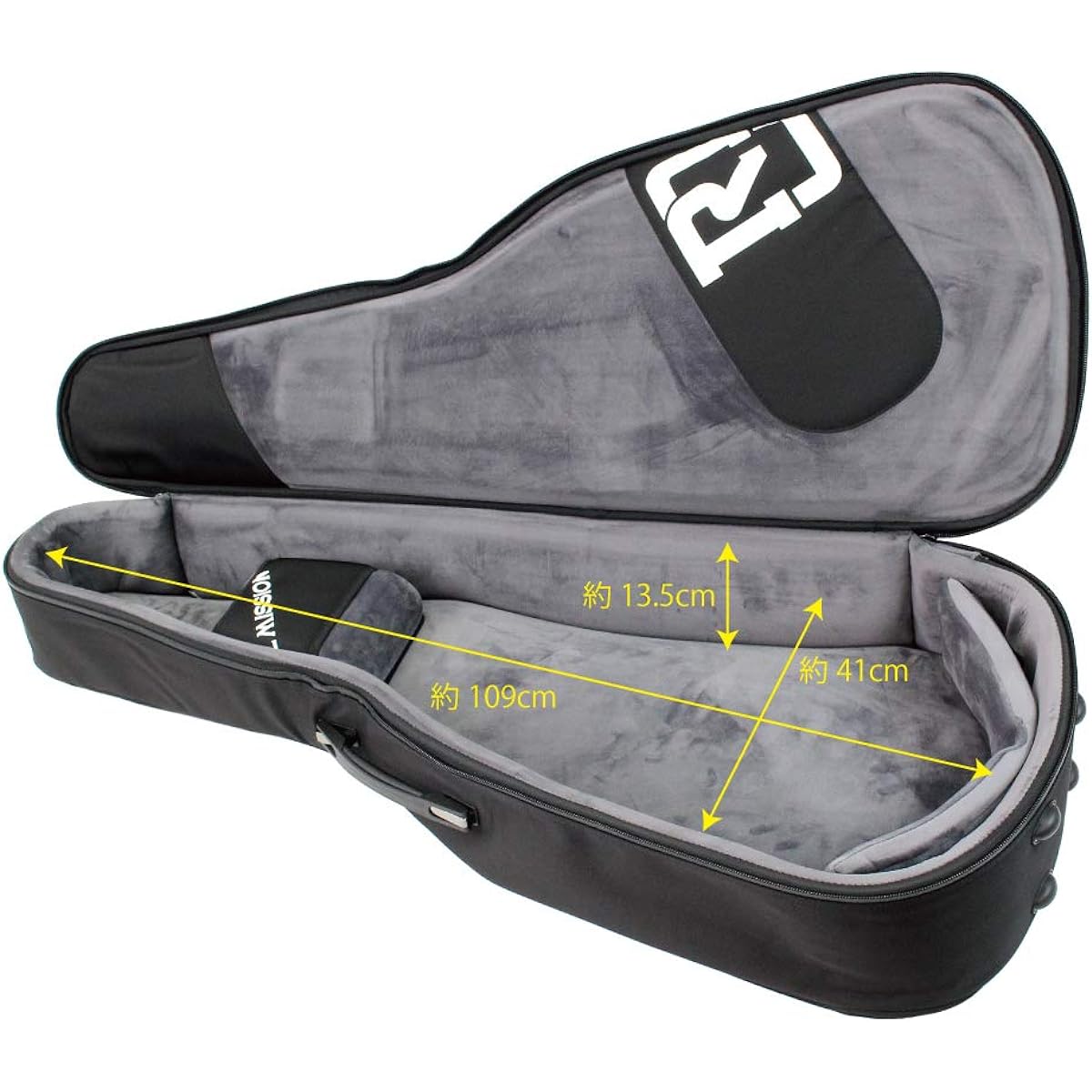 [Real Mission] Acoustic Guitar Case MISSION Iris05 Black