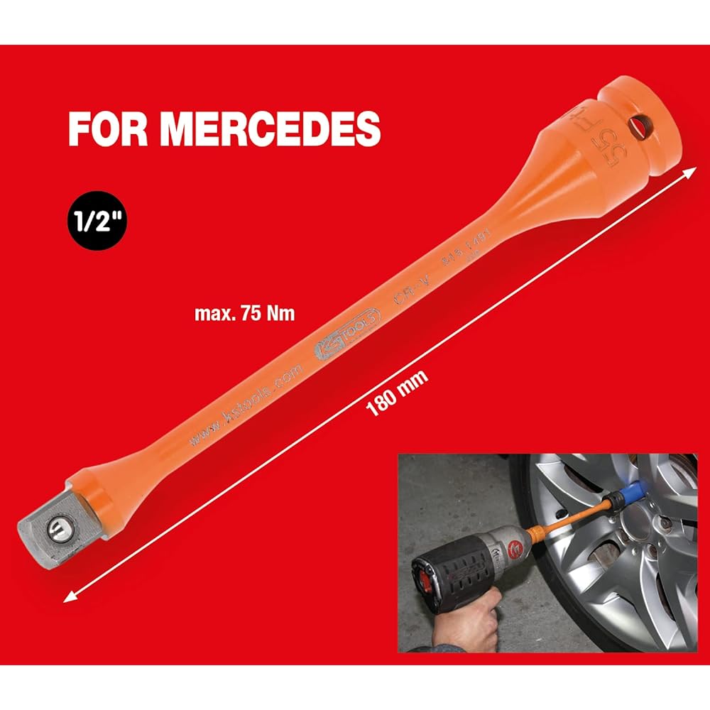 KS Tools Torsion Bar Extension 1/2" 75Nm 515.1491