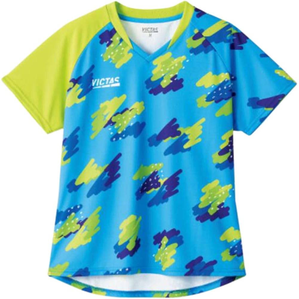 VICTAS Table Tennis Splash Ladies Game Shirt (SPLASH LGS) J.T.T.A (Japan Table Tennis Association) Officially Approved 612204