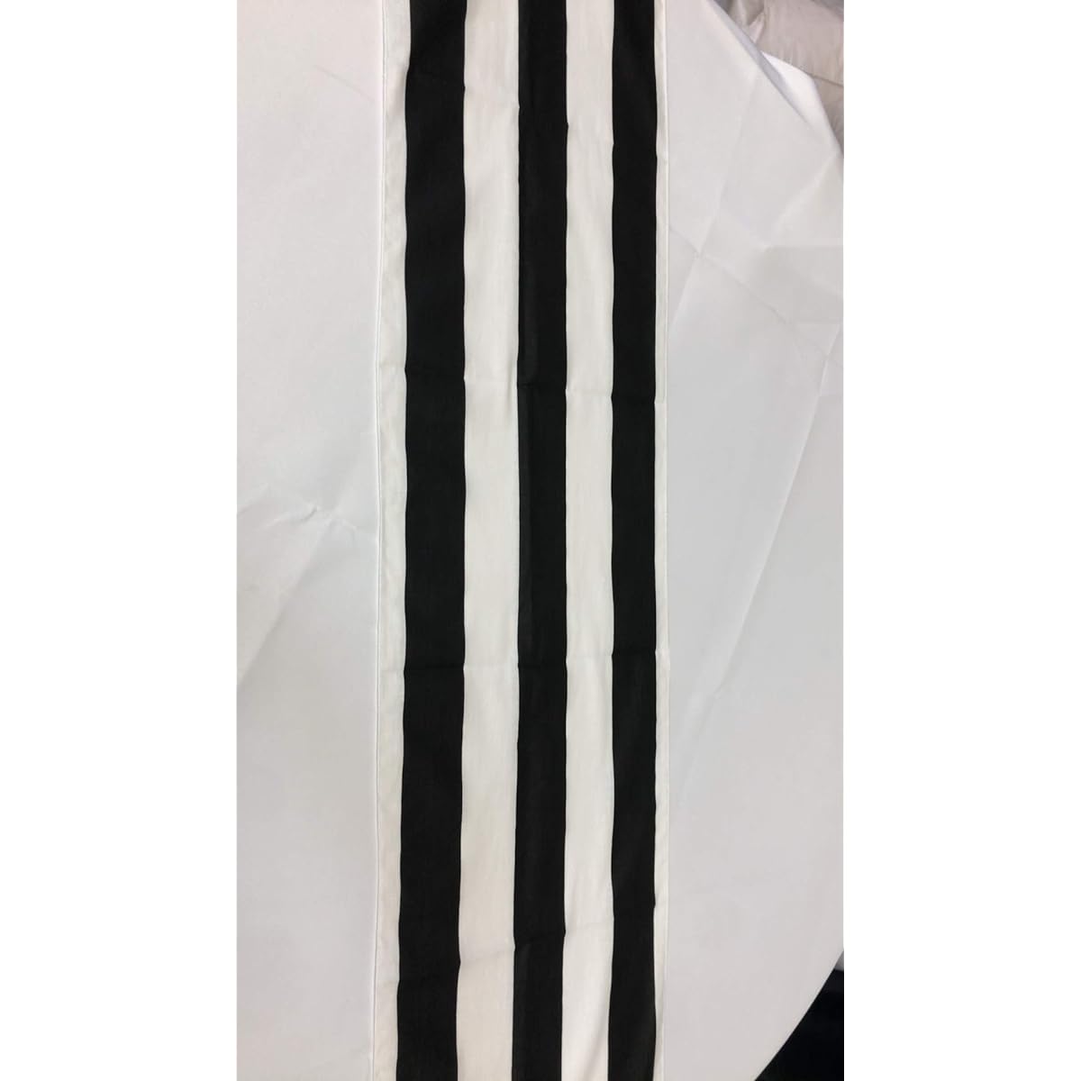 New Star Fabrics Black and White Classic Striped Table Runner - 100% Cotton Table Cover | Striped 2" Table Decor 1 Piece 12" x 108" | Weddings, Parties, Dinners, Indoor, Outdoor Events