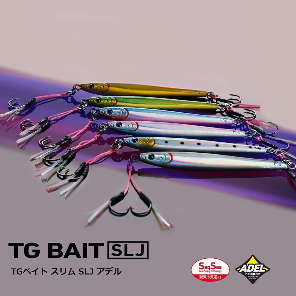 DAIWA Metal Jig TG Bait Slim SLJ 30-80g Adel Color