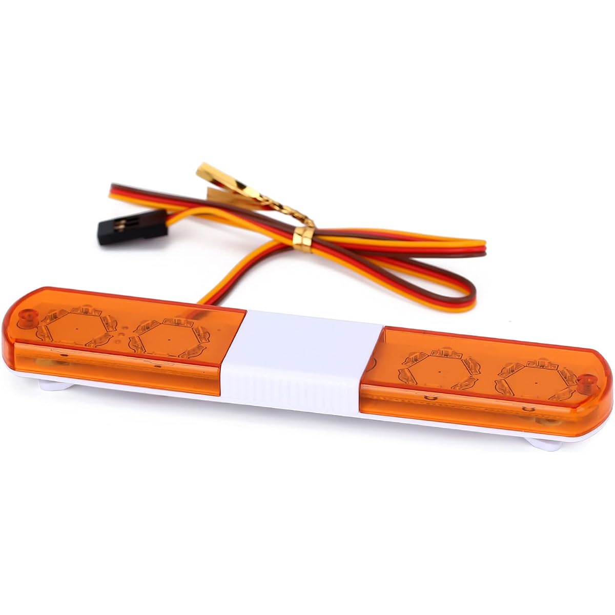 LAFEINA Multi-Function LED Police Flash Light Bar Lamp for 1/10 1/8 1/12 RC Model Car WPL D12 HSP Traxxas TRX4 Tamiya CC01 D90 Axial SCX10