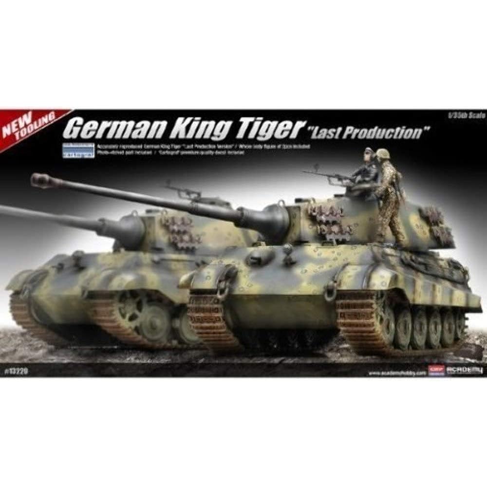 Academy 1/35 German Heavy Tank King Tiger Last Model AM13229 Plastic Model