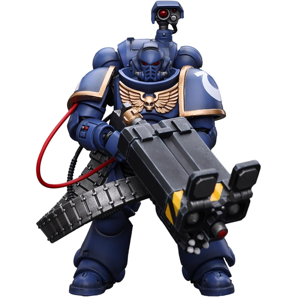 Pipigirl JoyToy 40K Genuine Licensed 1:18 Action Figure Ultramarine Desolation Marine Castellancher Superkrak 4.75" Collectible Action Figure Kit (Superkrak)