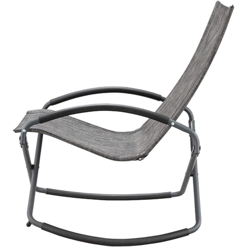 Azumaya-kk Rocking Chair Width 71.5 x Depth 89 x Height 96cm Dark Gray Folding RKC-191DGY