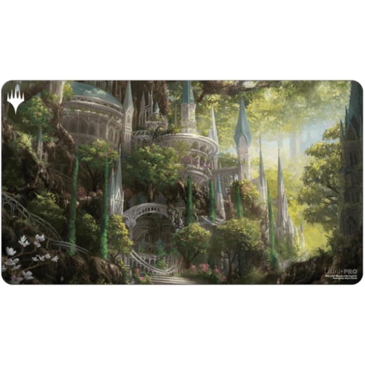 Ultra PRO - MTG Ravnica Remastered Playmat by Selesnya Conclave Protect your cards while playing or reorganizing your commander deck, great as a mouse pad or desk mat for home or office