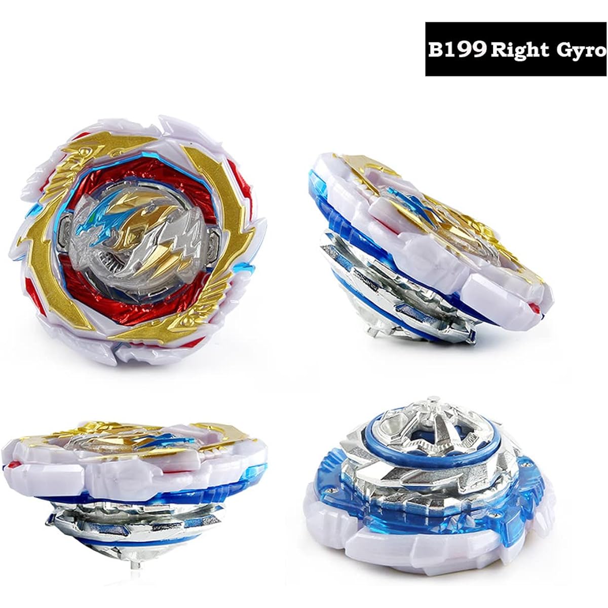 Battling Tops Burst B-199 GtDR.Kr.cm'-10 Gyro Toy for Kids with Sparking Launcher