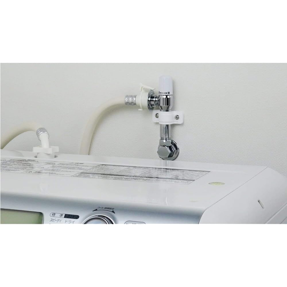 732-001-13 [Immediate delivery in stock] KAKUDAI Wall faucet for starting up drum-type washing machines, etc. (with a function that automatically activates the water stopper even if the hose comes off due to water pressure) Seal tape ( Waterproof tape) i
