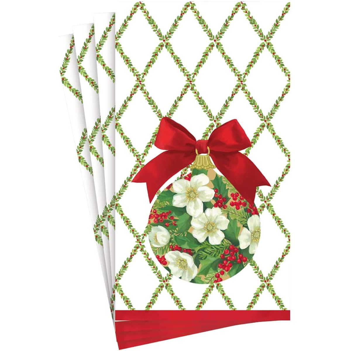 Ornament Trellis Paper Guest Towel Napkins, Pack of 15