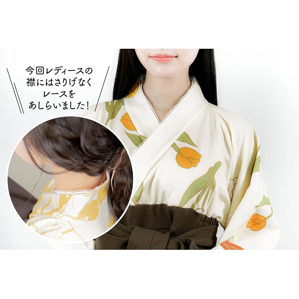 [Campfire Creation] CAMPFIRE Creation Yuru Hakama Hannari Edition Tulip Pattern Women's L