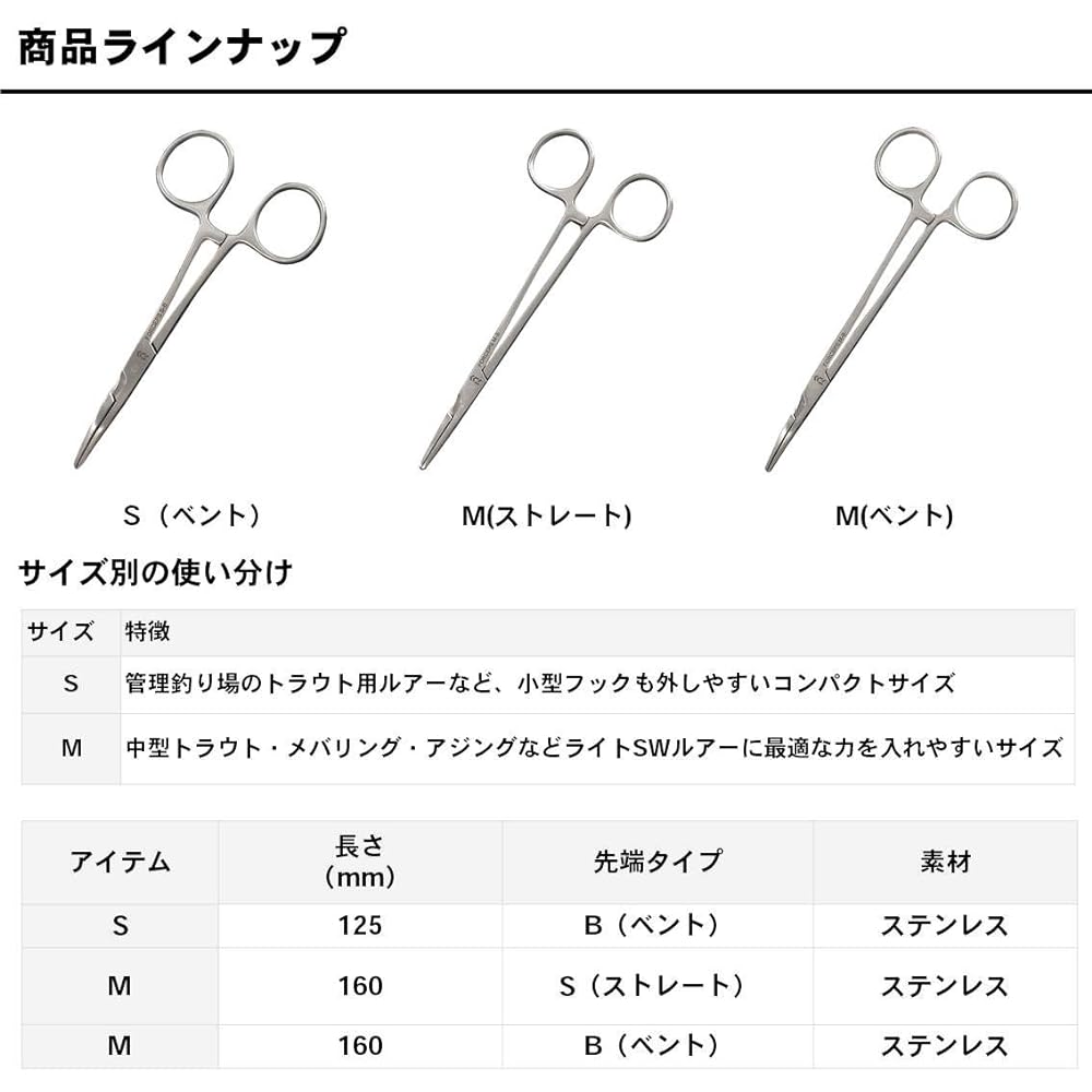 DAIWA Line Cutter/Scissors Needle Remover Forcep M TYPE B 854337