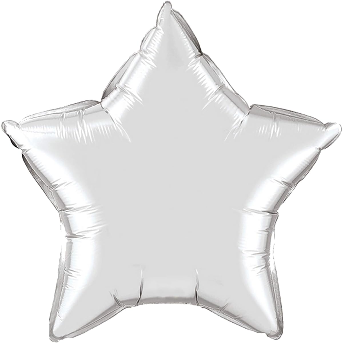 Qualatex 36 Inch Star Plain Foil Balloon - Silver