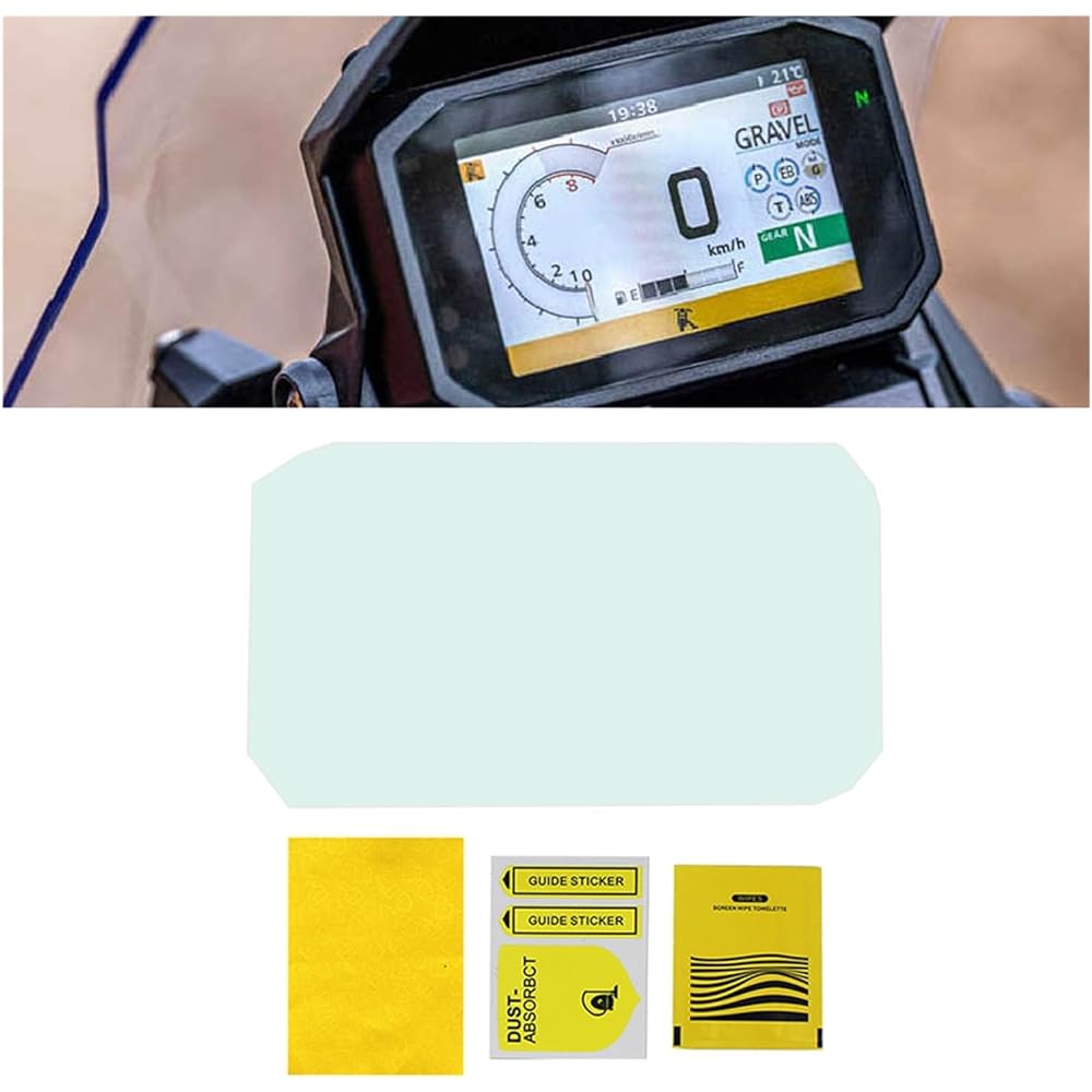 Fits for Honda X-ADV/XADV 750 X-ADV750 2021 2022 2023 Forza750 TPU Cluster Scratch Dashboard Protection Instrument Film Screen Protector Instrument (Color : Two Sets)