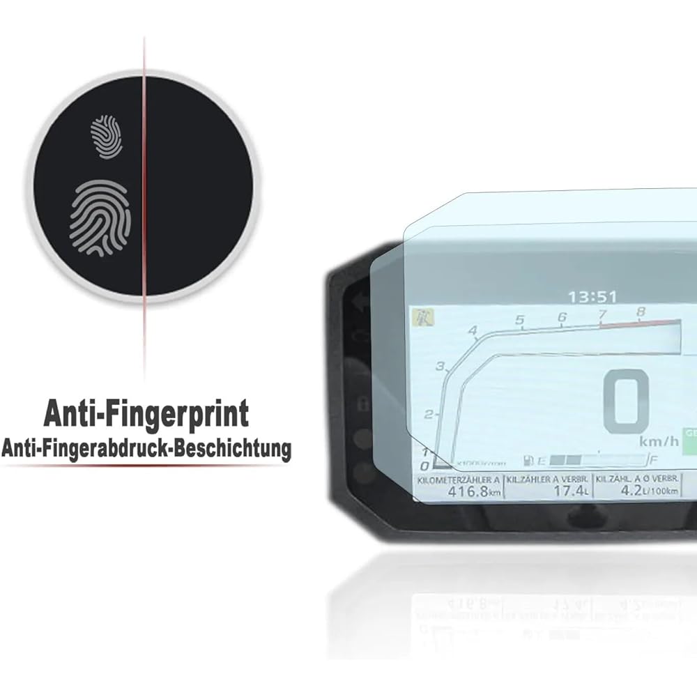 DEMUR X-ADV 2022-2021 Motorcycle Accessories Cluster Scratch Protection Film Screen Protector Instrument Dashboard Film Len Dashboard Screen Protector (Size : 5 PCS)