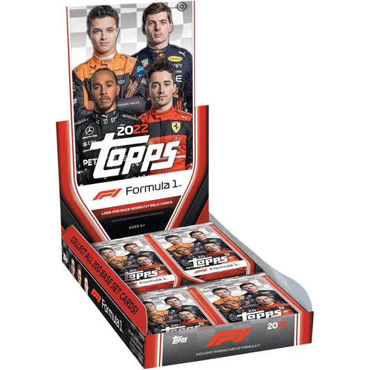 2022 Topps Formula 1 Racing Card Hobby Box Topps Formula 1 Racing Card Hobby Box