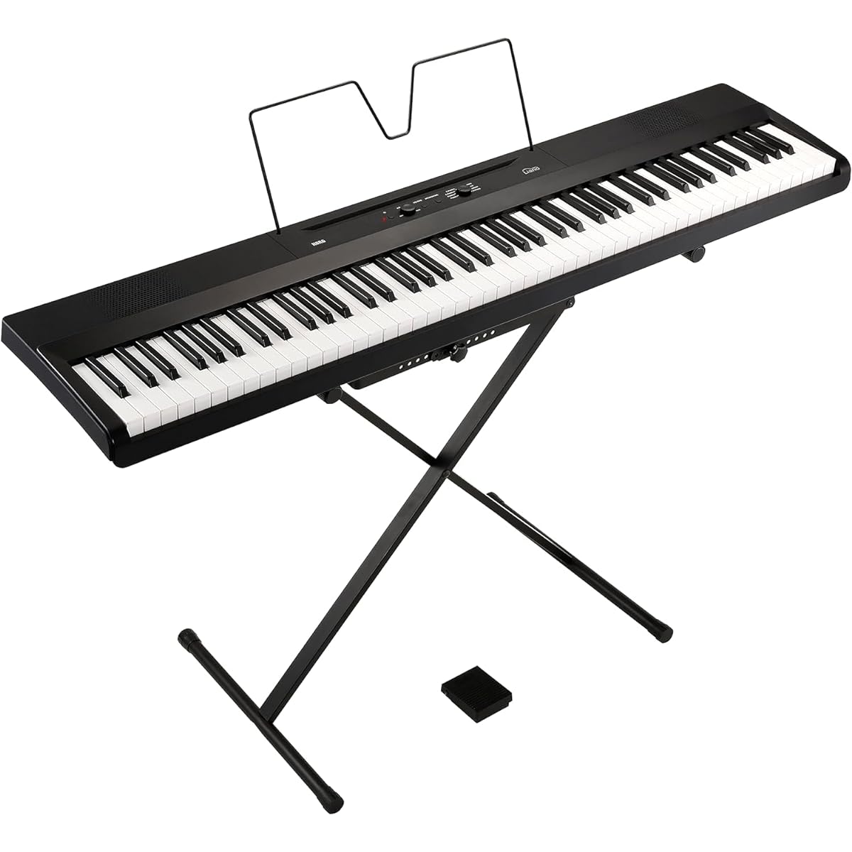 KORG Electronic Piano 88 Keys Liano L1SP Thinness 7cm 6kg Lightweight Body Easy to Play Light Touch Keyboard Stand and Pedal Included Black