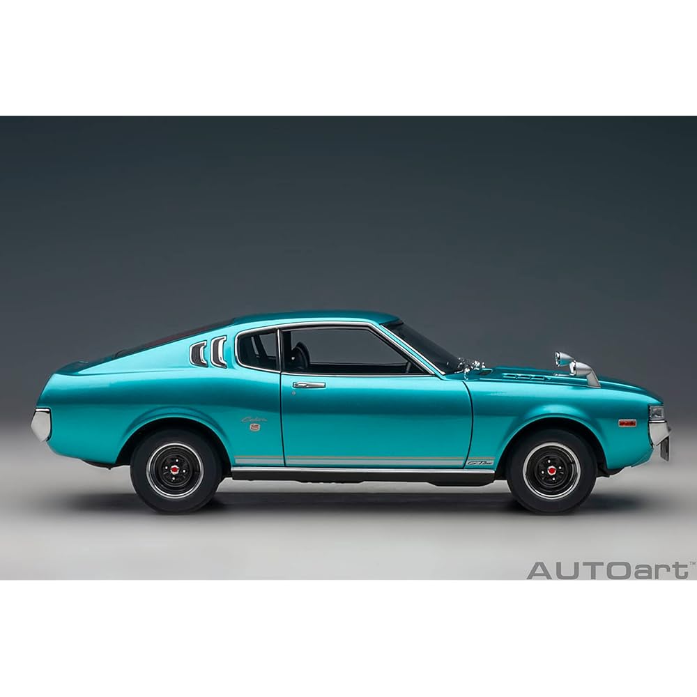 AUTOart 1/18 Toyota Celica Liftback 2000GT (RA25) 1973 Turquoise Blue Metallic Finished Product