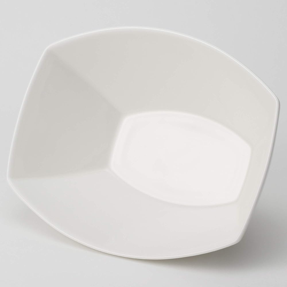 NARUMI Bowl Plate Opera White 19.5cm Microwave Warmable 50827-3529