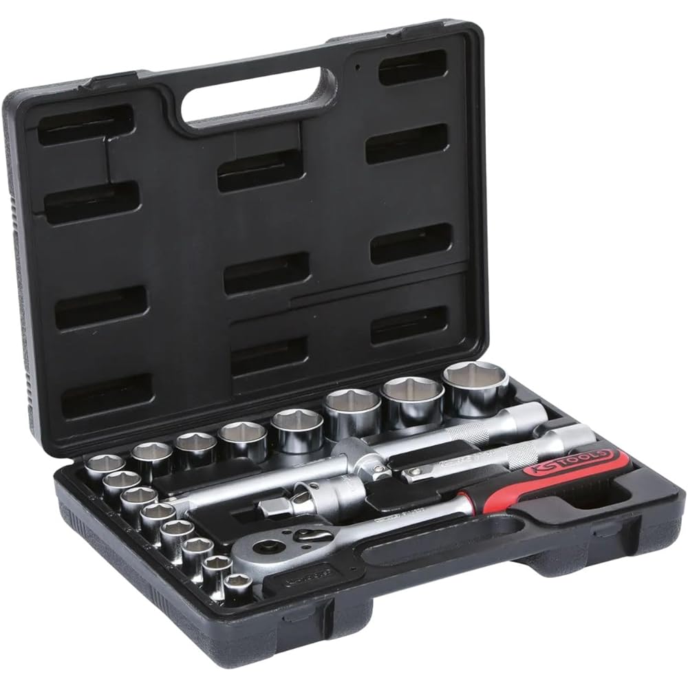 KS TOOLS 1/2" Socket set 20 pcs 911.0620