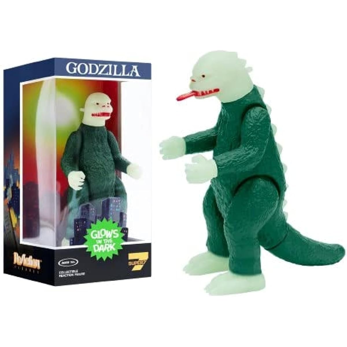 Super7 Godzilla General Glow in the Dark Reaction Figure
