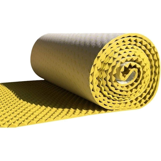 Anti-Noise Recording Studio Sound Absorbing Material, 3CM Thick Acoustic Panel Factory Noise Reduction Soundproof Foam Household Goods (Yellow) (Yellow)
