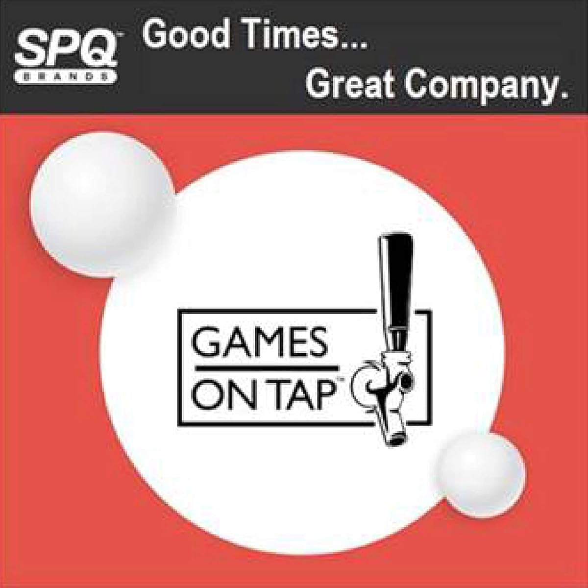 Game On Tap Beer Pong Challenge Set - 20 Beer Pong Cups and 6 Ping Pong Balls - Washable, Reusable Cups Fun Challenge Group Party Game Ages 21+