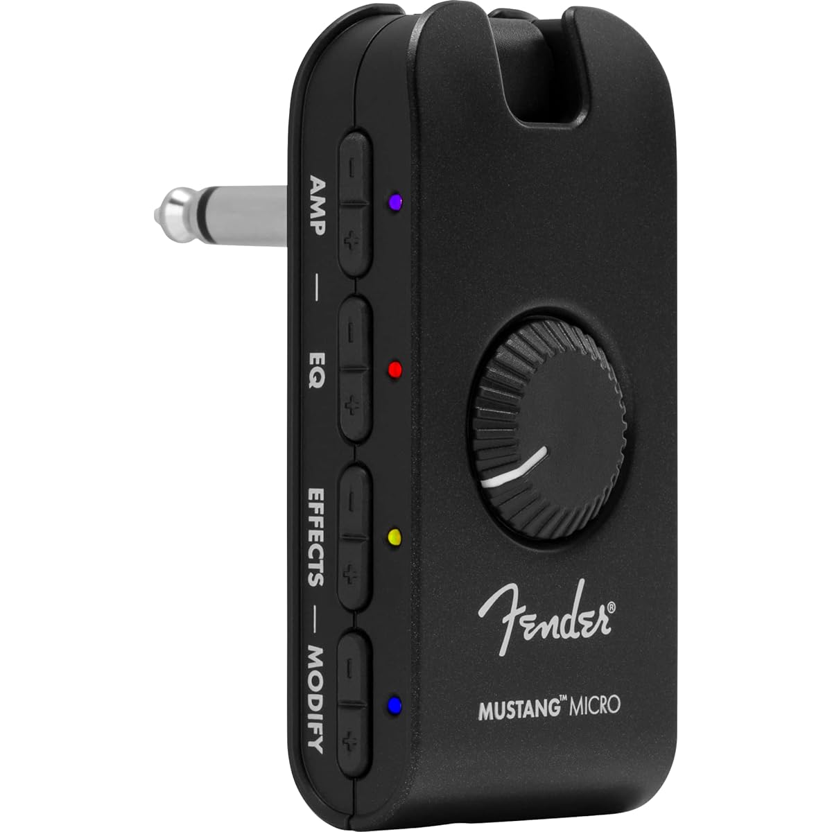 [Set purchase] Fender MUSTANG™ MICRO guitar and bass headphone amplifier, black & [Reliable products from Japanese companies] Kikutani guitar stand with anti-tipping rubber included GS-102B