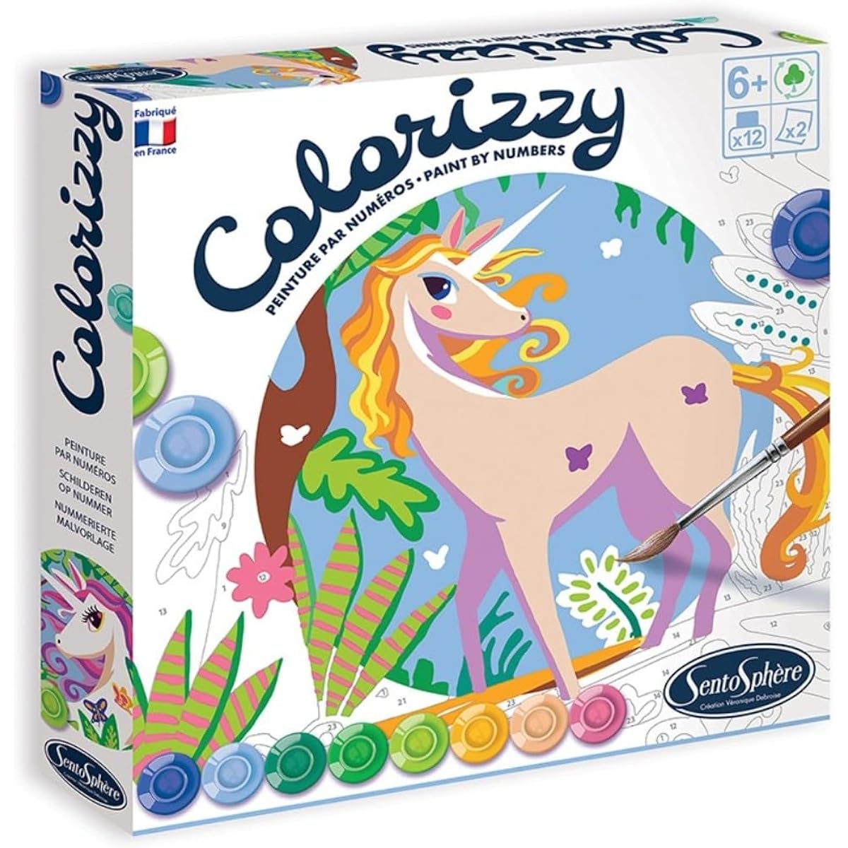 Colorizzy Paint by Numbers - Unicorns