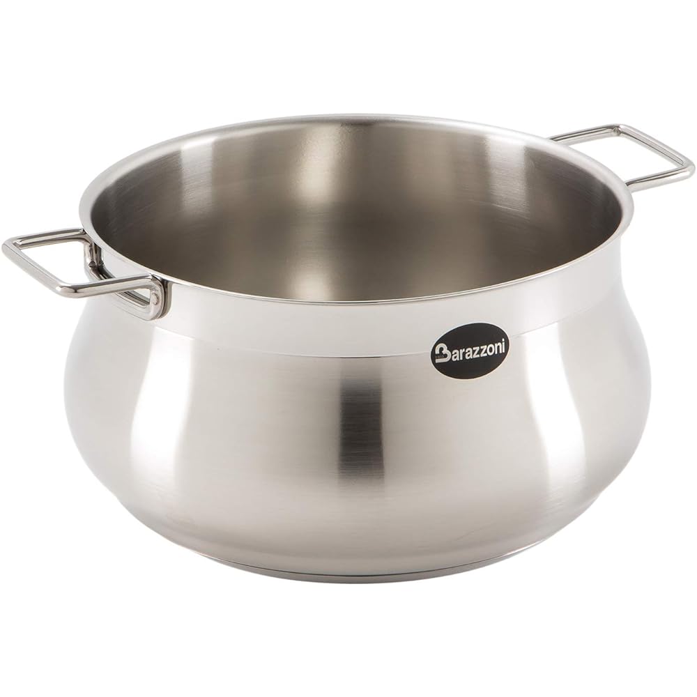 Barazzoni Casserole with Lid 18cm TUMMY Stainless Steel