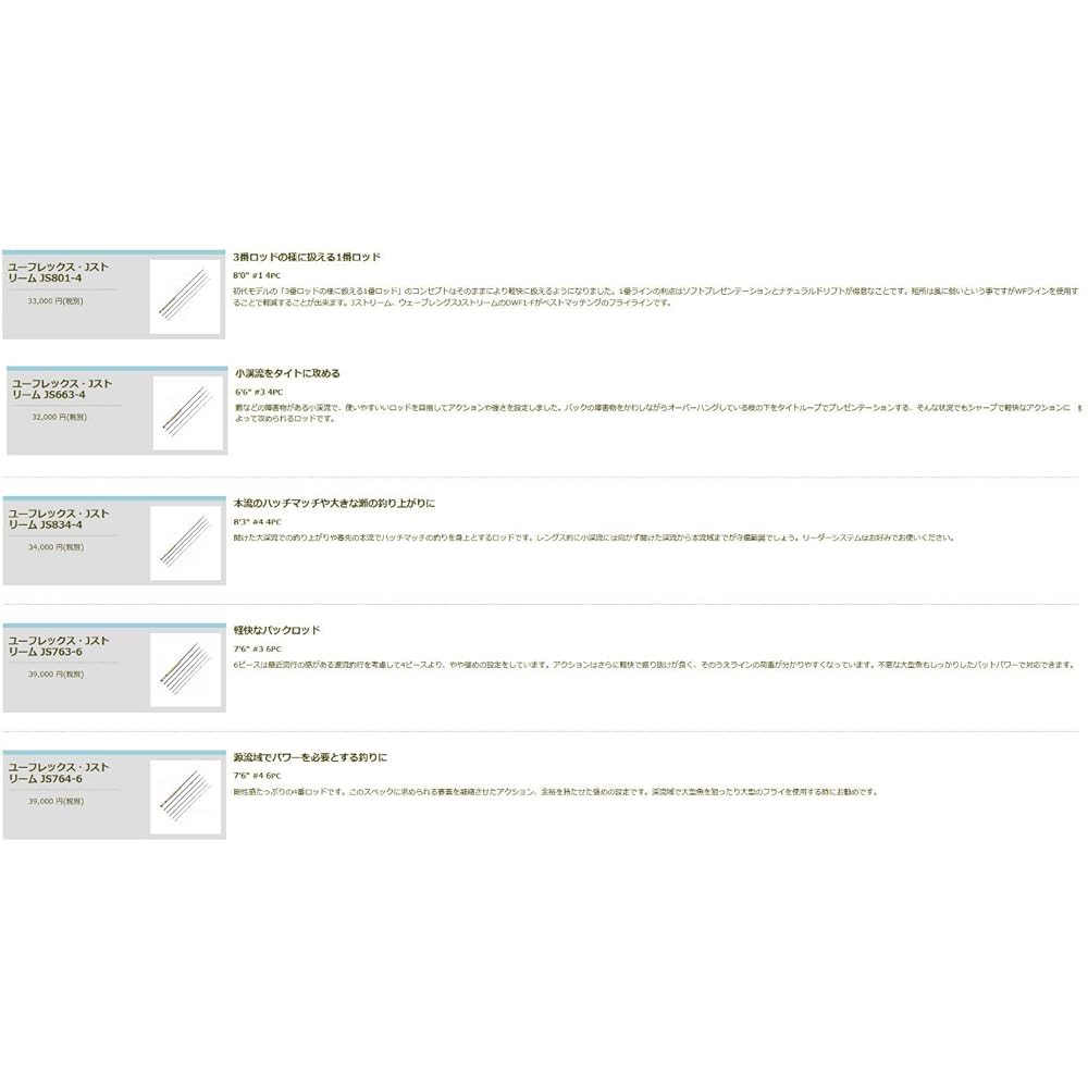 TIEMCO Euflex J Stream JS663-4