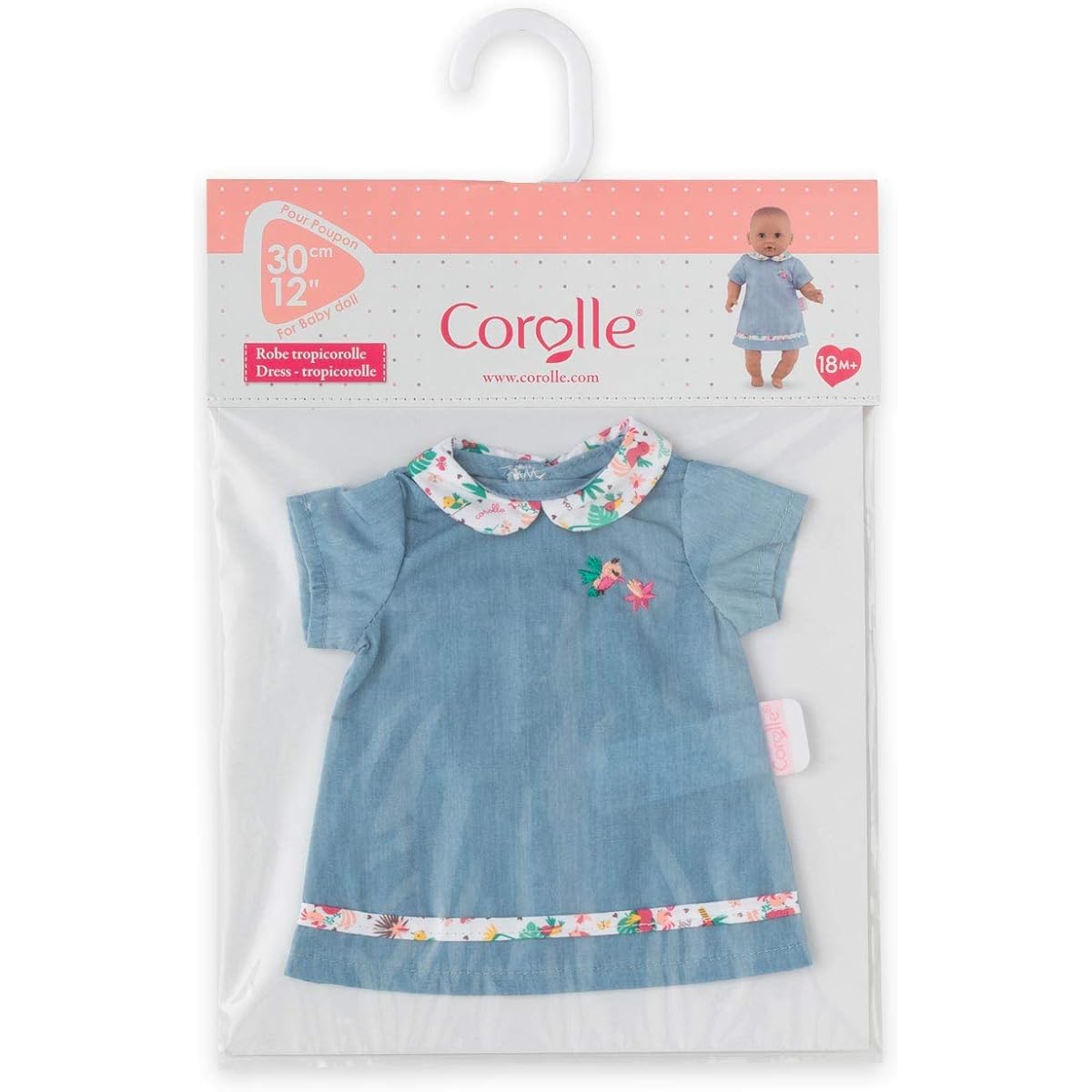 Corolle - Mon Premier Poupon Tropicorolle Dress Outfit for 12 inch Baby Doll