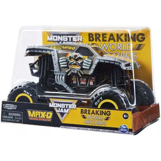 Monster Jam 2021 Target Exclusive Breaking World Records Series 1:24 Scale Diecast Max-D