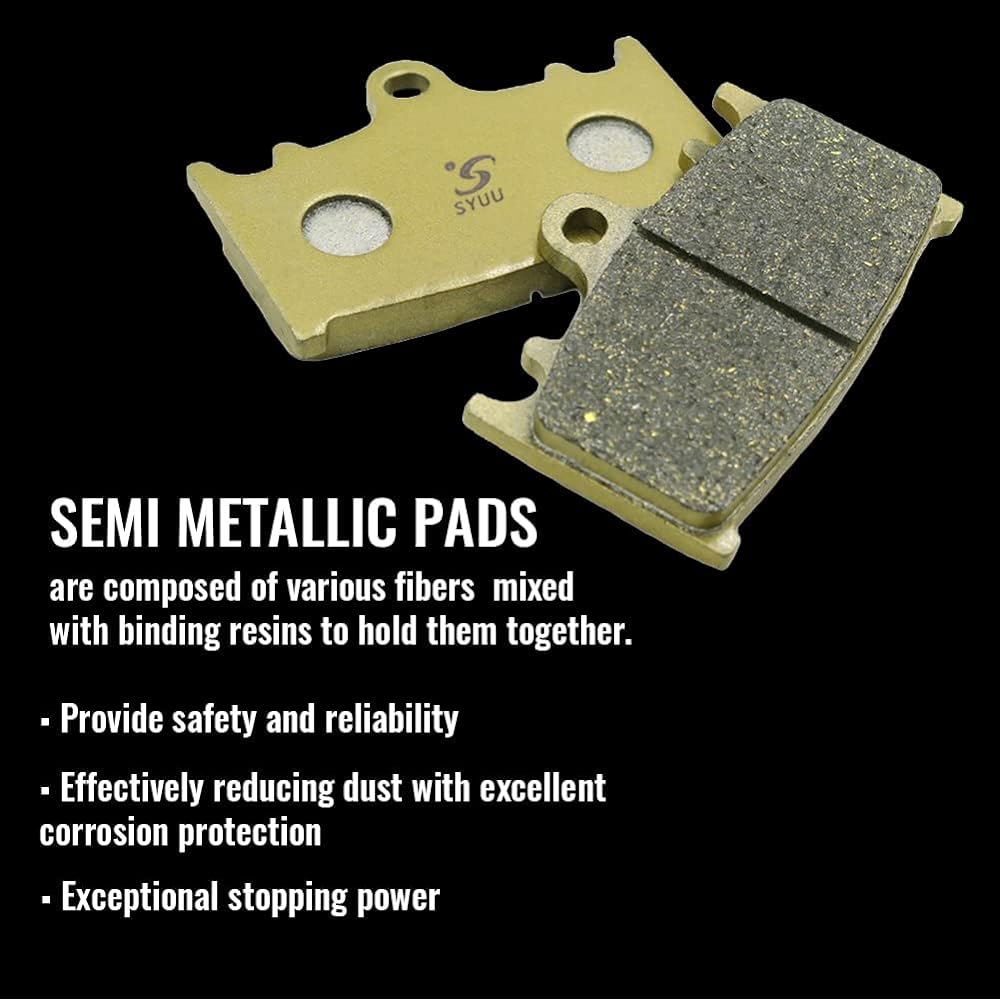 SYUU Motorcycle Replacement Front Rear Brake Pads Suzuki GSF 1200 Bandit 2006 GSX 1250 F 2010 2011 2012 2013 2014 FA158F FA174R