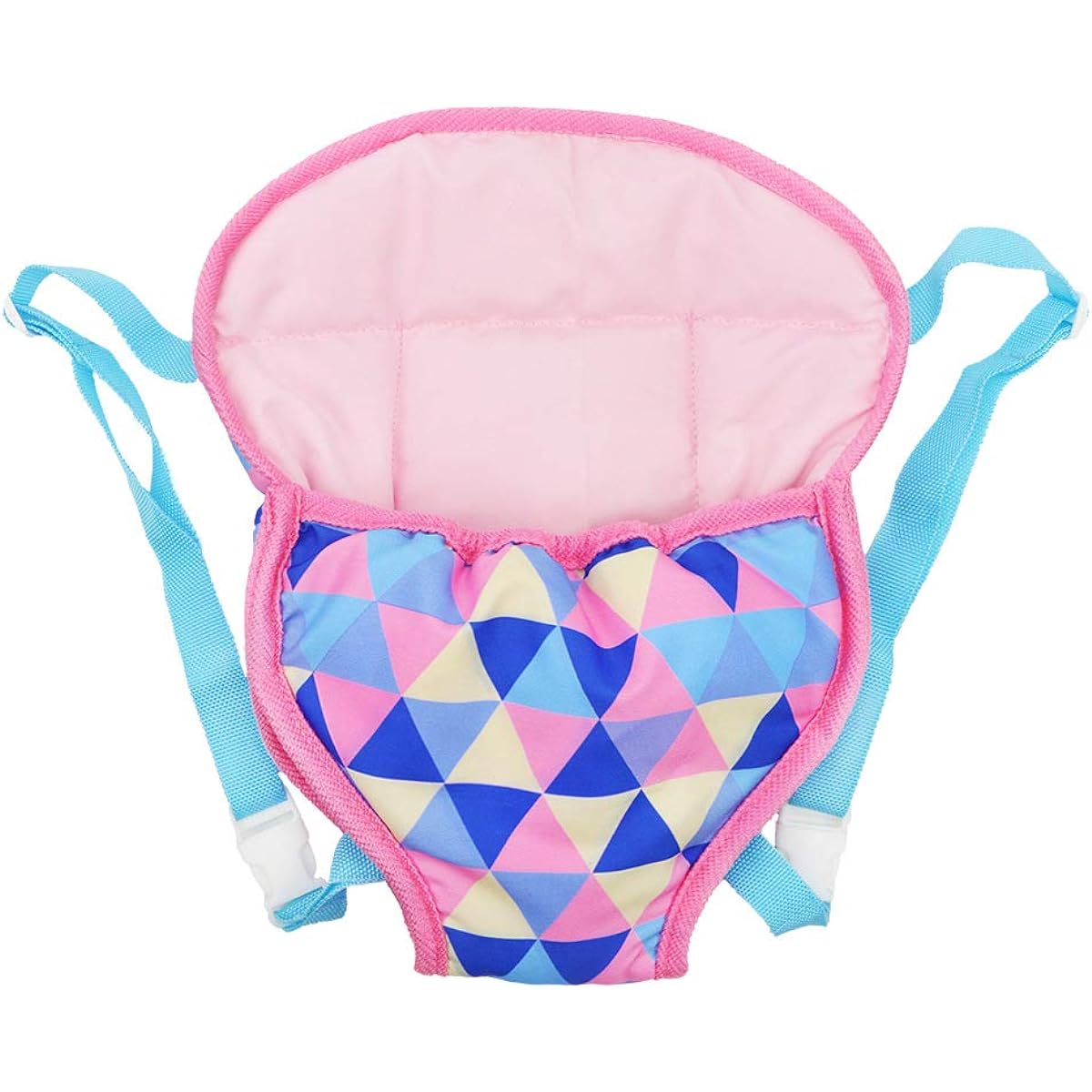XADP Baby Doll Carrier Backpack Doll Accessories Front & Back Carrier with Straps for 15" to 18" Dolls, Multicolor