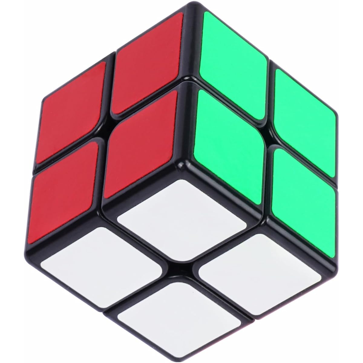 Jbpbslu 2x2 Speed Cube Classic 2x2 Cube Puzzle Toy (Black)