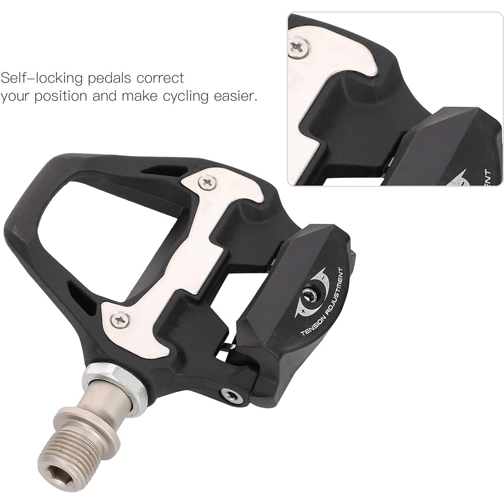 Bicycle Pedals SPD SL Road Bike Self Locking Pedal Platform with Cleats Repair Bicycle Cycling Replacement