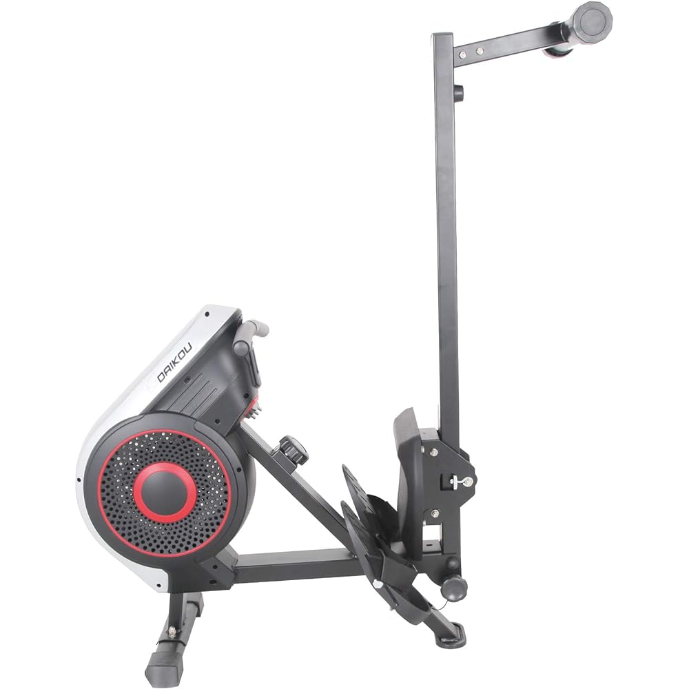 Daiko Rowing Machine, Rowing, Quiet, Beautiful Legs, Magnet + Wind Pressure Load, 8 Manual Load Levels, Folding, Home Use DK-7115