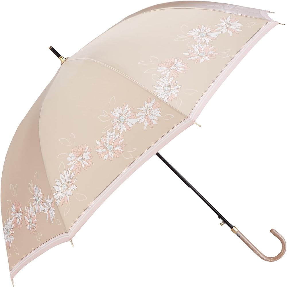 [Lanvin on Bleu] Umbrella LANVIN en Bleu Lanvin on Bleu Long Umbrella Satin Flower Print Women's 21-084-10817-00