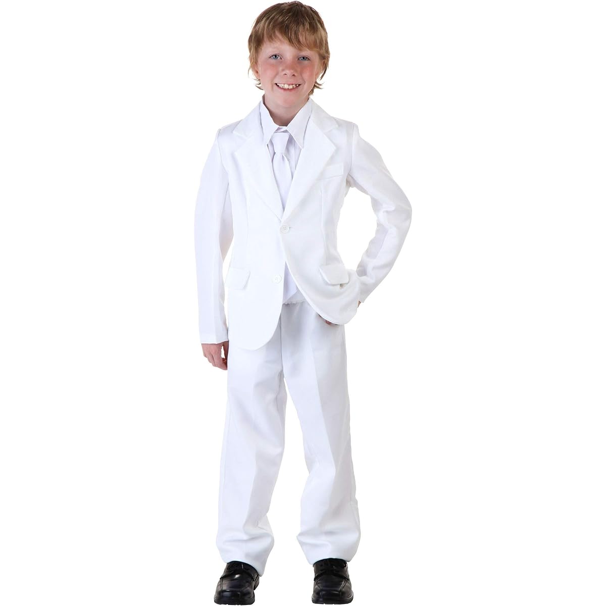 Big Boys ' White Suit Costume