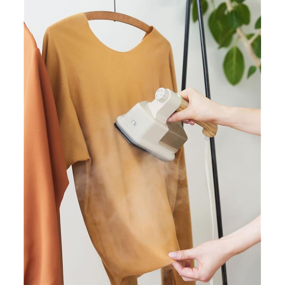 BRUNO Handy Press Steamer Steam Iron 2WAY Iron Mittens Set Greige Bruno 2WAY Iron Clothes Steamer Deodorizing Disinfecting Rainy Season Measures Stylish BOE085-BOA141-GRG 1704323