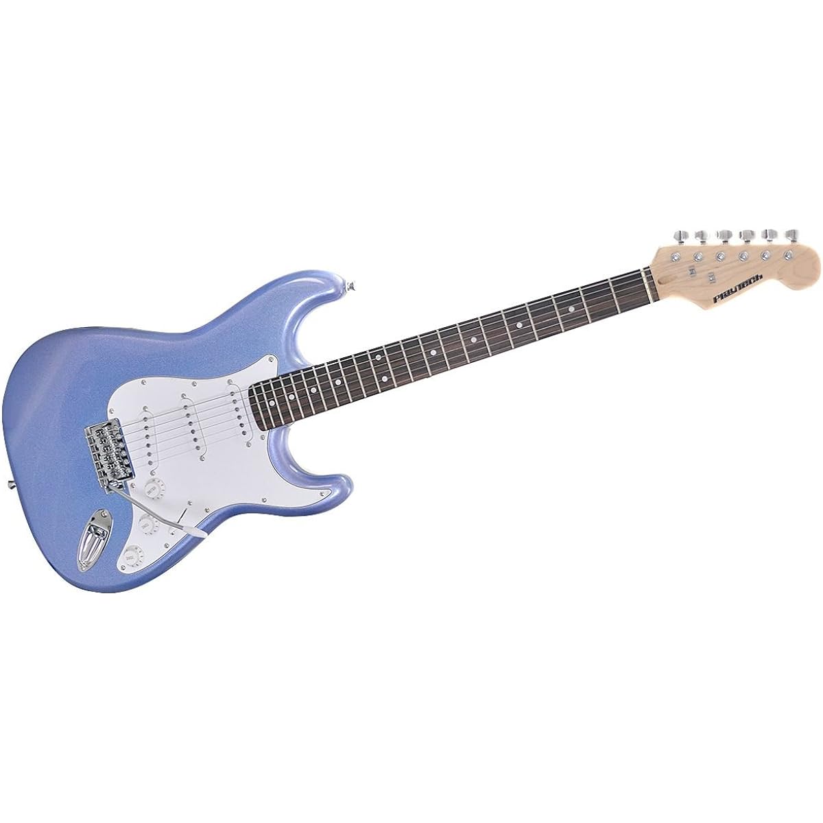 PLAYTECH Electric Guitar ST250 Rose Metallic Blue